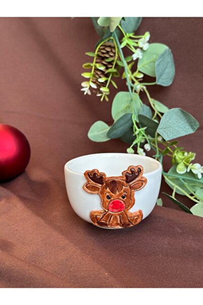MeGgDecor Embossed Deer Bowl