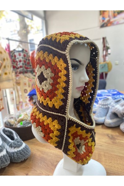 Feniks Patterned Knitted Beanie/Knitted Balaclava/Beanie