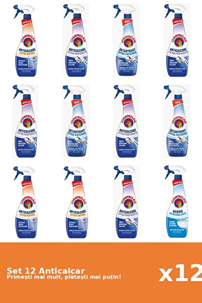 Chanteclair Set of 12 Chanteclair Anti-limescale: 3x Rapid, 5x Scented, 3x St...