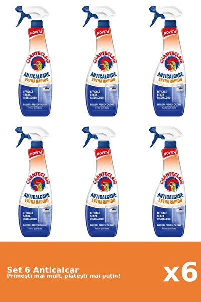 Chanteclair Set of 6 Rapid Anti-limescale, 625 ml