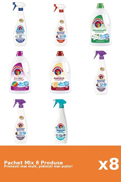 Chanteclair Set 8 Mix: 5 Degr. (AntiM., Bicar., Lavanda, Marsi., Mosc .), 3 D...