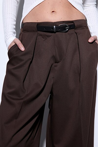 Starinci Mayo Women's Palazzo Pants Brown