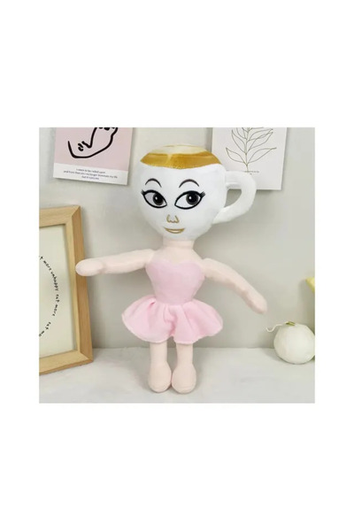 OEM Bellerina Cappuccina 20CM – Păpușa Brainrot Plus, Cană Balerina Super Amu...
