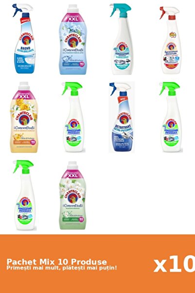 Chanteclair Set 10 Mix: 2 AntiC. (Power., Stral.), 3 Bals. (Lotus, Musk ...),...