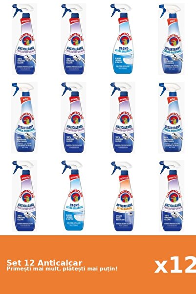 Chanteclair Set of 12 Chanteclair Anti-limescale: 6x Scented, 2x Shine, 3x St...