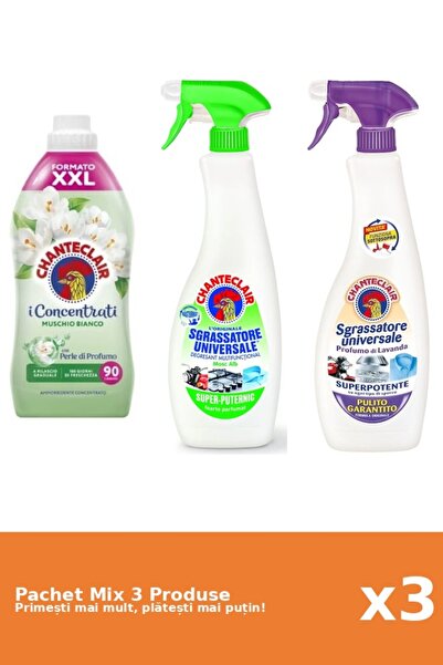 Chanteclair Set 3 Mix Chanteclair: 1 Balsam (Mosc Alb), 2 Degresant (Lamaie, ...