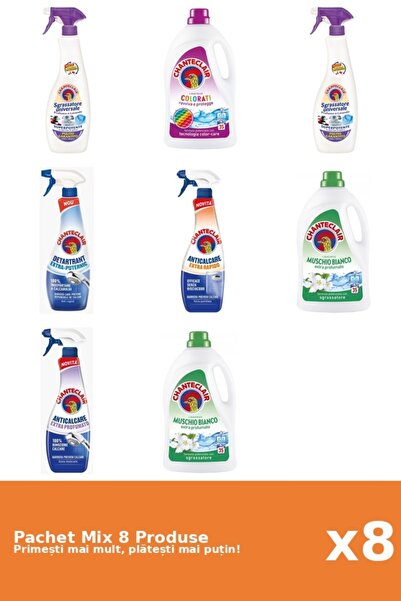 Chanteclair Set 8 Mix: 2 Degr. (Lavanda), 3 Det. (Color, Mosc .), 3 AntiC. (P...