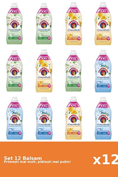 Chanteclair Set of 12 Chanteclair Balms: 4x White Musk, 4x Orange, 4x Lotus