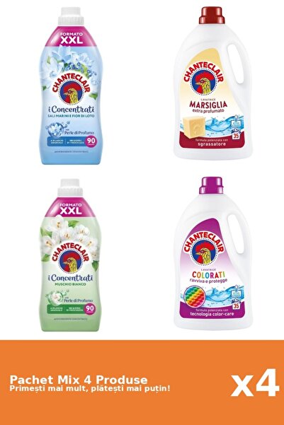 Chanteclair Set 4 Mix Chanteclair: 2 Balsam (Lotus, Mosc Alb), 2 Detergent (C...