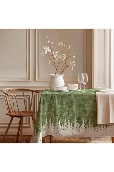 Markaev Winter Forest Cotton Tablecloth Msaort0072