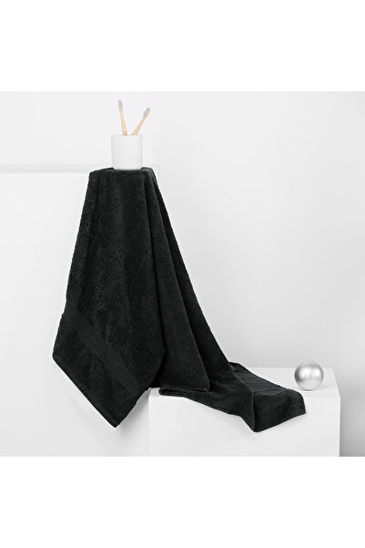 Deco King Set of 6 bath towels, 100% cotton, 525 g/m2, Marina, 2x70x140 cm, 4x50x100 cm, black