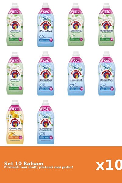 Chanteclair Set of 10 Chanteclair Balms: 4x White Musk, 5x Lotus, 1x Orange