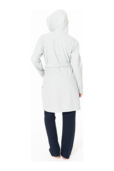 U.S. Polo Assn. Women's Waist-Fastening Fleece Dressing Gown New Season