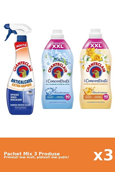 Chanteclair Set 3 Chanteclair Mix: 1 Anti-limescale (Rapid), 2 Conditioner (L...