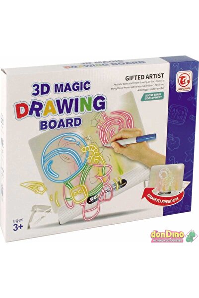 OEM Magic 3D Drawing Board – Magic 3D Drawing Board with Lights, Fluorescent Pen and 3D Glasses