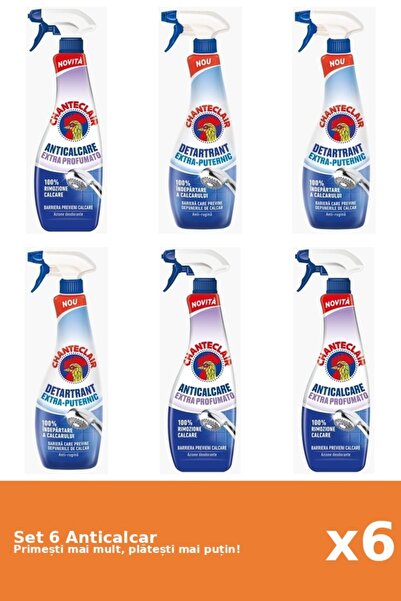Chanteclair Set 6 Anticalcar Chanteclair: 3x Parfumat, 3x Puternic
