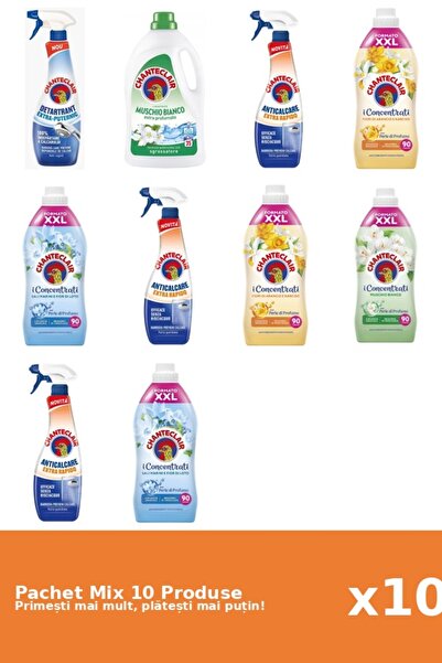 Chanteclair Set 10 Mix: 4 AntiC. (Puter., Rapid), 1 Det. (Mosc .), 5 Bals. (Lotus, Mosc ., Porto.)