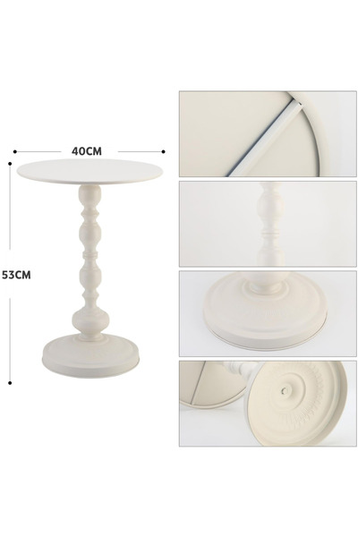 Vi Markets Vienna Side Table – White Metal