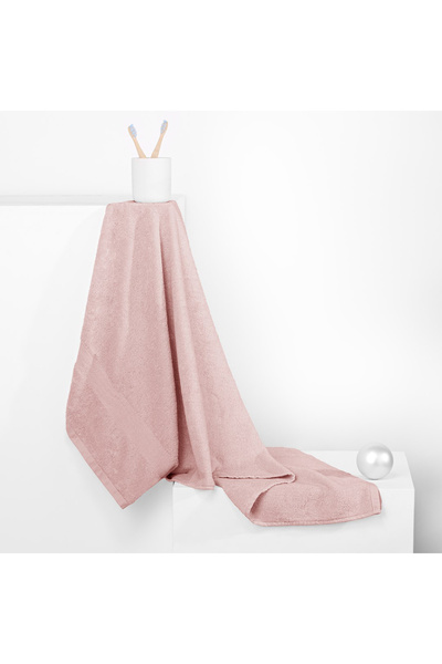 Deco King Set of 6 bath towels, 100% cotton, 525 g/m2, Marina, 2x70x140 cm, 4x50x100 cm, powder pink