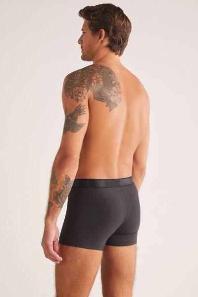 Sinem Çeyiz Kom luca royal striped cotton sel silk men's boxer