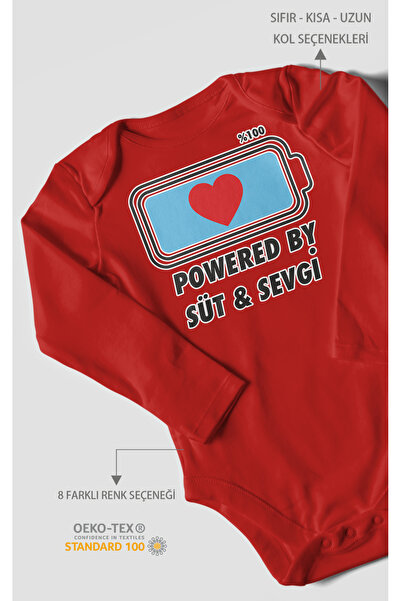 MorivoKids Powered By Süt ve Sevgi مطبوع بدلة أطفال – بدلة بزرار 8 ألوان |   ...