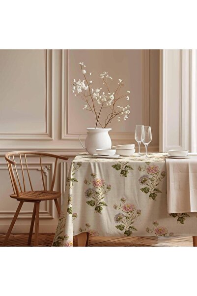 Markaev Soft Flora Cotton Tablecloth Msaort0045