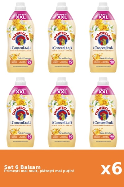 Chanteclair Set 6 Balsam Portocale, 1800 ml