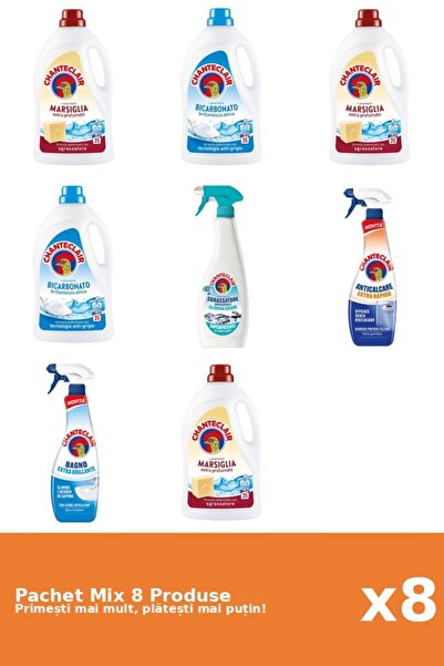 Chanteclair Set 8 Mix: 5 Det. (Bicar., Marsi.), 1 Degr. (AntiM.), 2 AntiC. (R...