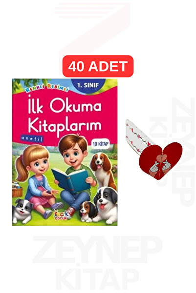 Bıcırık Yayınları 1.Sınıf İlk Okuma Kitaplarım Anetil 40 Adet (Özel Tasarım K...