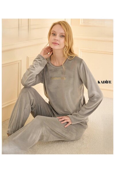 Mihra Kadife Kadın Pijama Takımı