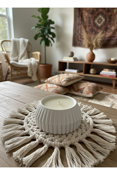 Nova Deco Dekoratif Bohem İskandinav Mum - Pinterest Konseptli Vanilya Kokulu...