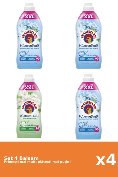 Chanteclair Set 4 Chanteclair Balm: 3x Lotus, 1x White Musk