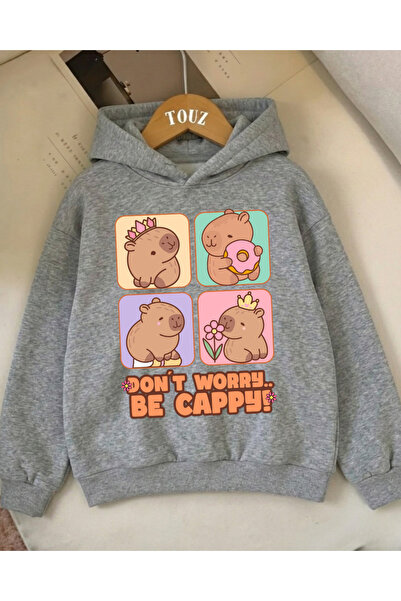 Touz Moda Capibara Kids 3-Thread Thick Sweet Hoodie