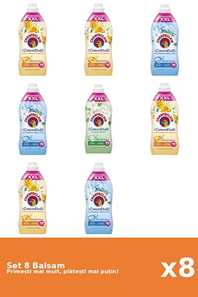 Chanteclair Set of 8 Chanteclair Balms: 4x Orange, 3x Lotus, 1x White Musk