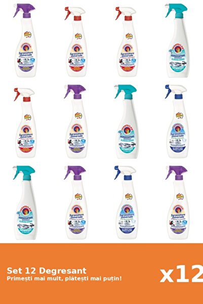 Chanteclair Set 12 Degresant Chanteclair: 4x Lavanda, 3x Marsilia, 3x AntiMir...