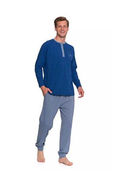 MORAJ Men's long-sleeve pajama set with cuffs