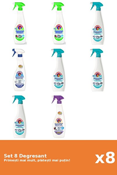 Chanteclair Set 8 Degresant Chanteclair: 2x Lamaie, 4x AntiMiros, 1x Bicarbon...