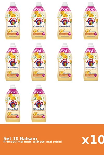 Chanteclair Set of 10 Orange Conditioners, 1800 ml