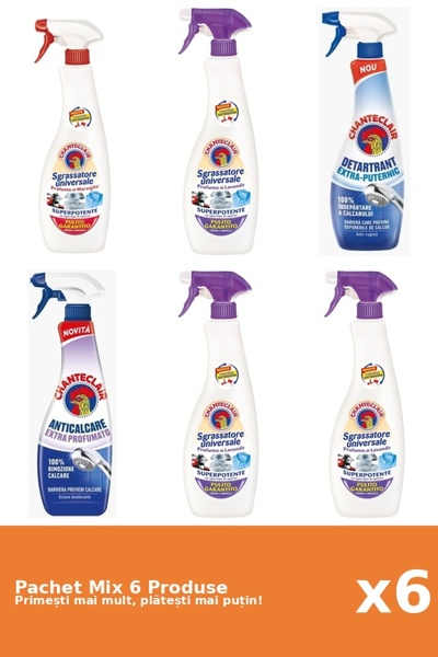 Chanteclair Set 6 Mix Chanteclair: 4 Degresant (Lavanda, Marsilia, Mosc Alb),...