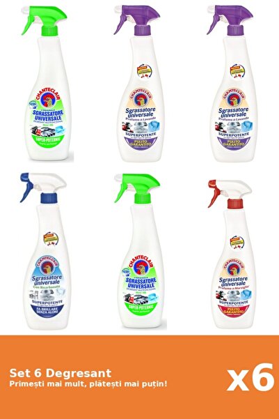 Chanteclair Set 6 Degresant Chanteclair: 2x Lamaie, 1x Mosc Alb, 1x Lavanda, ...