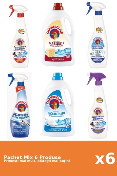 Chanteclair Set 6 Mix: 3 Degr. (Bicar., Marsi., Mosc .), 2 Det. (Bicar., Mars...