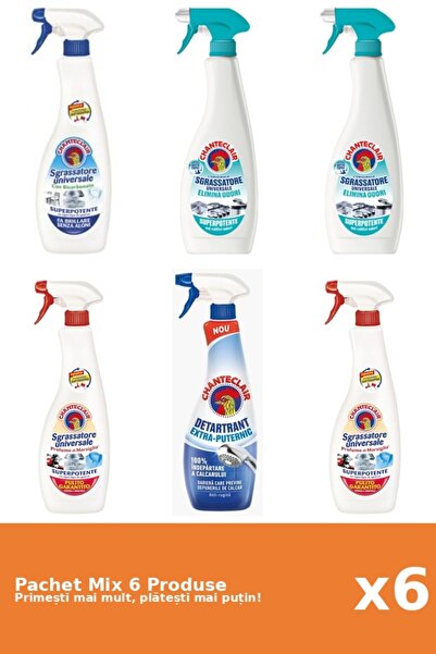 Chanteclair Set 6 Mix Chanteclair: 5 Degresant (AntiMiros, Bicarbonat, Marsil...