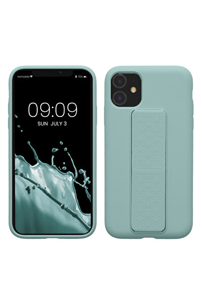 KWmobile Case for Apple iPhone 11, Silicone, Green, 58280.71