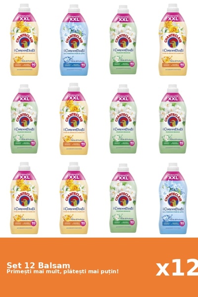 Chanteclair Set of 12 Chanteclair Balms: 5x Orange, 2x Lotus, 5x White Musk