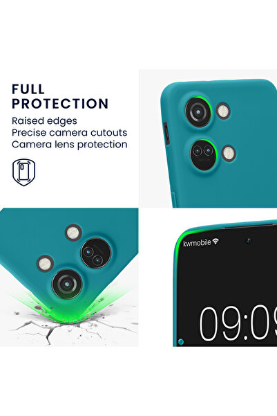 KWmobile Case for OnePlus Nord 3 5G, Green, Silicone, KWM0000204U005C