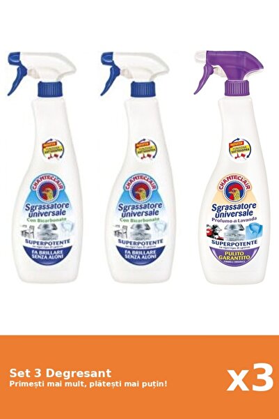 Chanteclair Set 3 Degresant Chanteclair: 2x Bicarbonat, 1x Lavanda