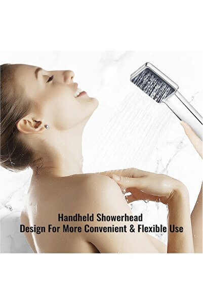 SokShop DL-812 Hydromassage Shower Panel, Stainless Steel, Rain/Waterfall/Massage, Black