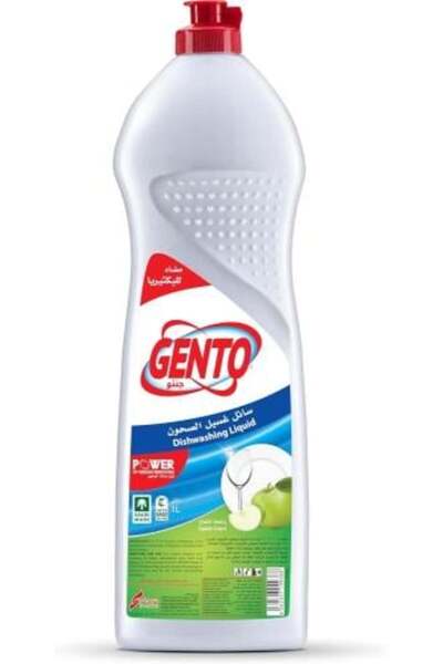 O.M.D جينتو – سائل غسيل الأطباق برائحة التفاح – لتر واحد