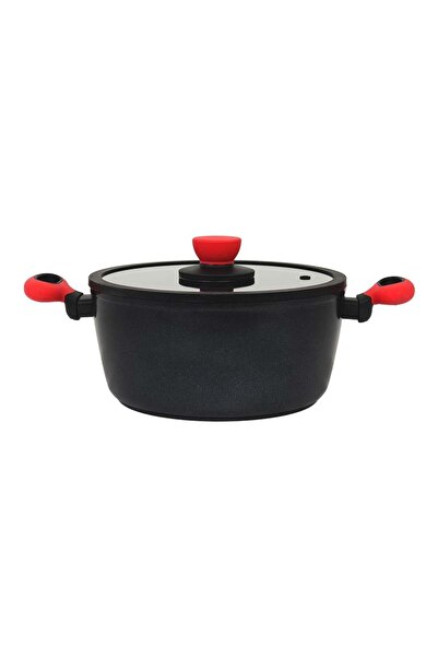 Leggno Colorgy Diamondpro 24cm Deep Pot-Red