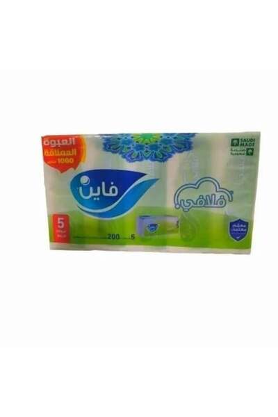 F180 مناديل ورقية ناعمة ورقيقة، 200 منديل | 5 عبوات